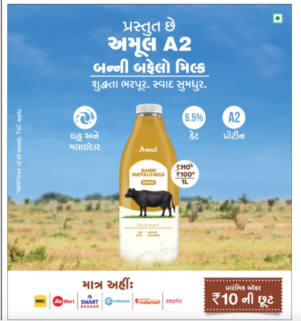 🥛 Amul Banni Buffalo A2 Milk