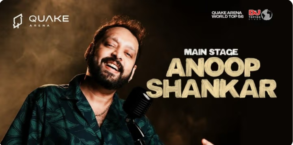 🎤 Anoop Shankar Live – Main Stage at Quake Arena 🔥