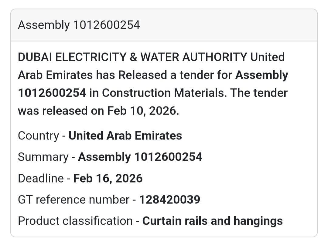 🏗 Assembly Supply – UAE