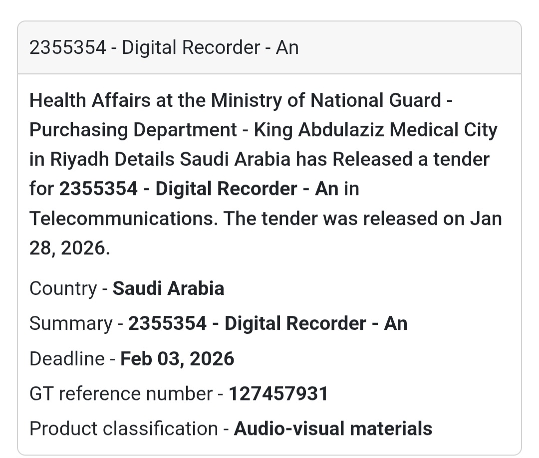 🎙️ Audio & Recording Equipment | Riyadh