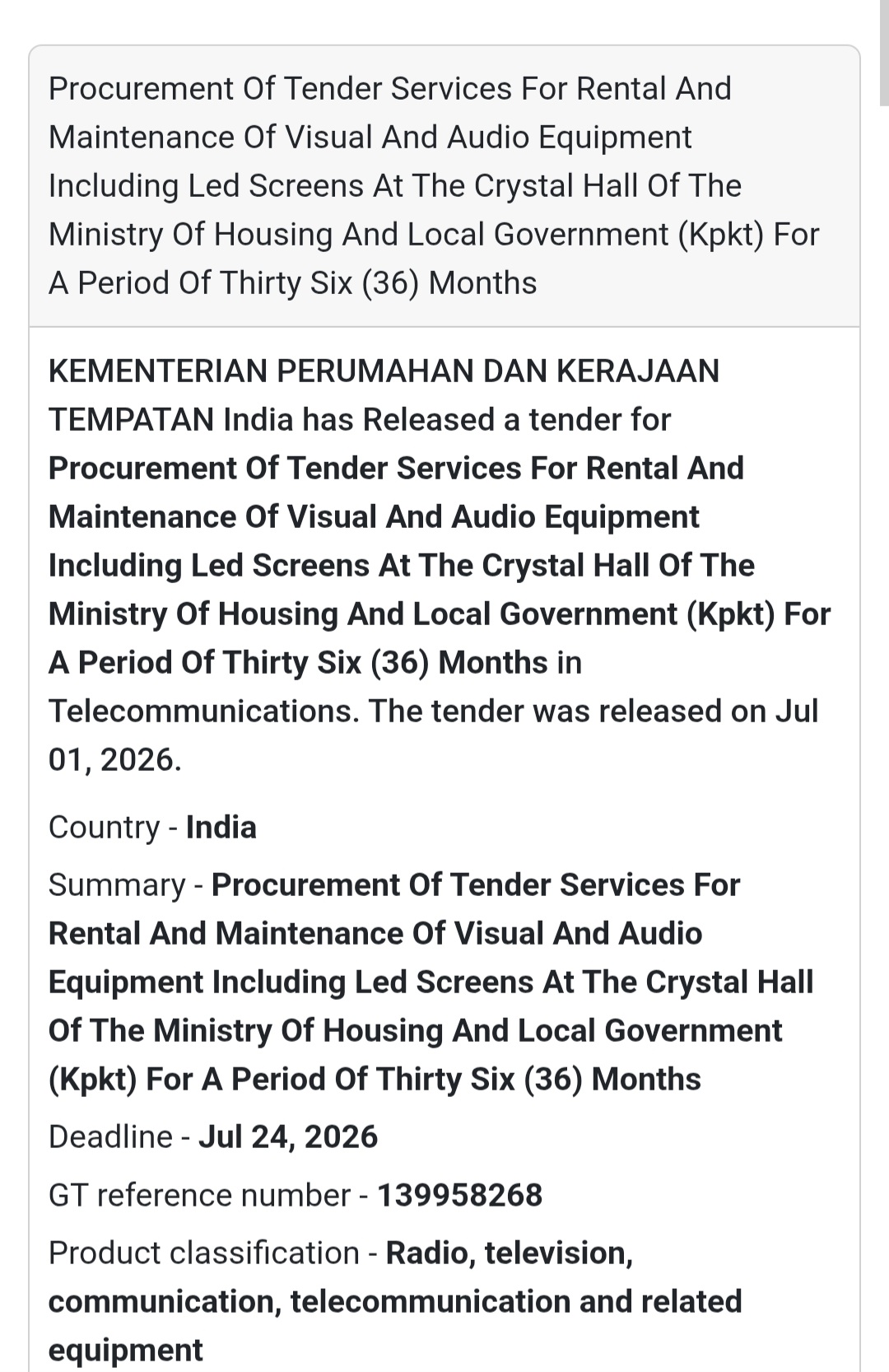 📺 Audio-Visual Equipment Rental & Maintenance | Malaysia