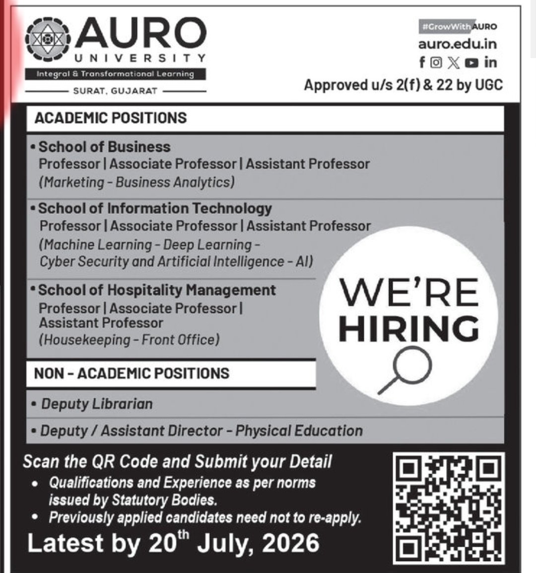 🎓 AURO University Hiring