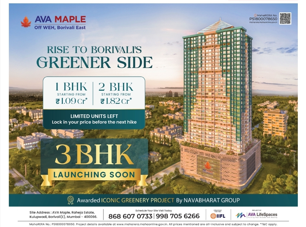 🏢 AVA Maple – Premium Homes at Borivali East