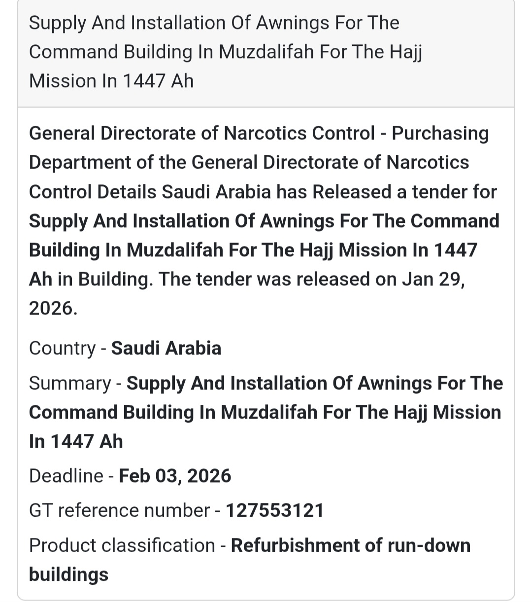 🏗️ Awning Supply & Installation