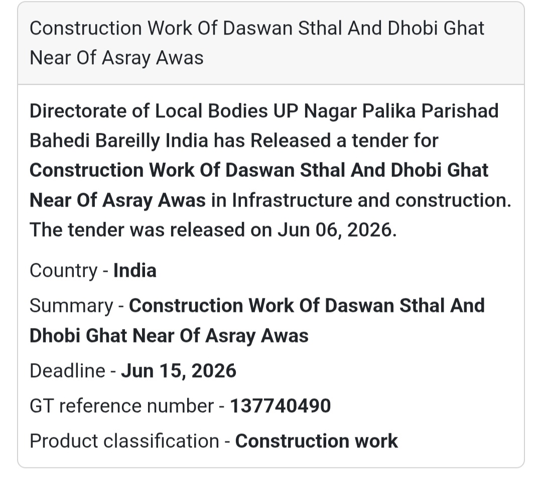 🏗️ Bahedi, Bareilly