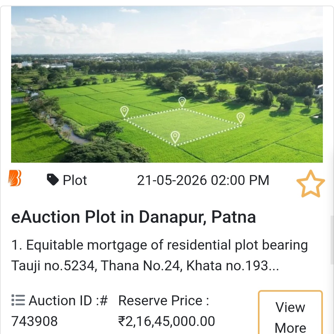 🏦 Bank Auction for plot