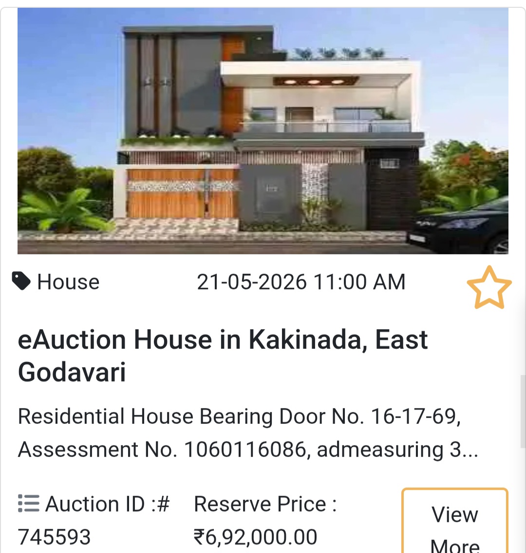 🏦 Bank Auction Property in godavari