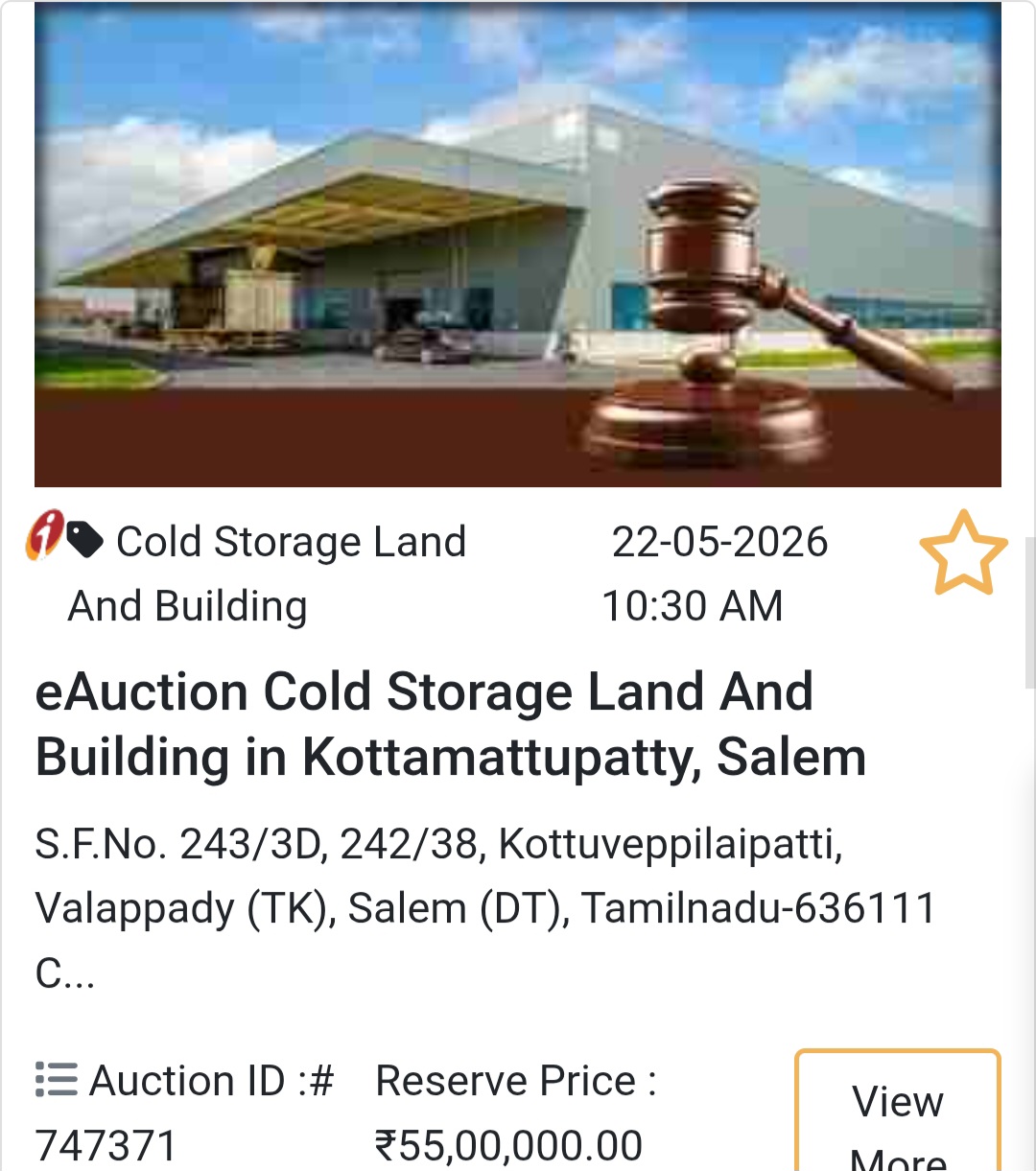 🏦 Bank Auction Property in salem