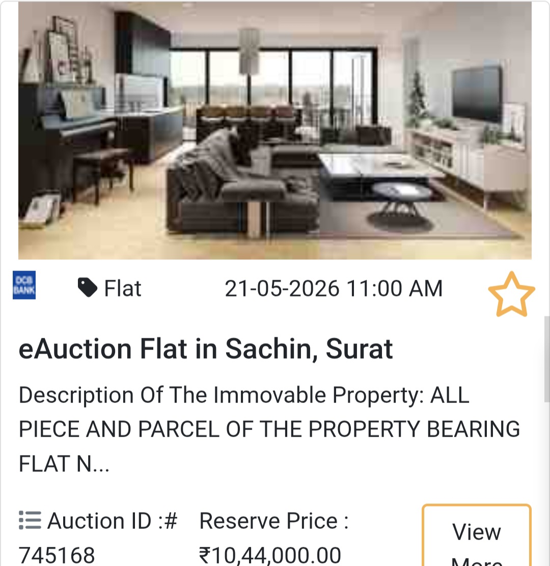 🏦 Bank Auction Property in surat