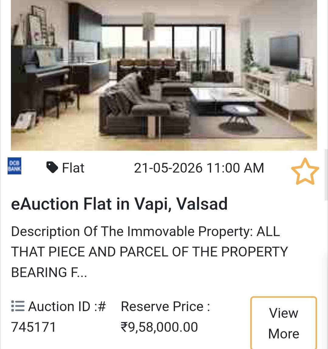 🏦 Bank Auction Property in valsad