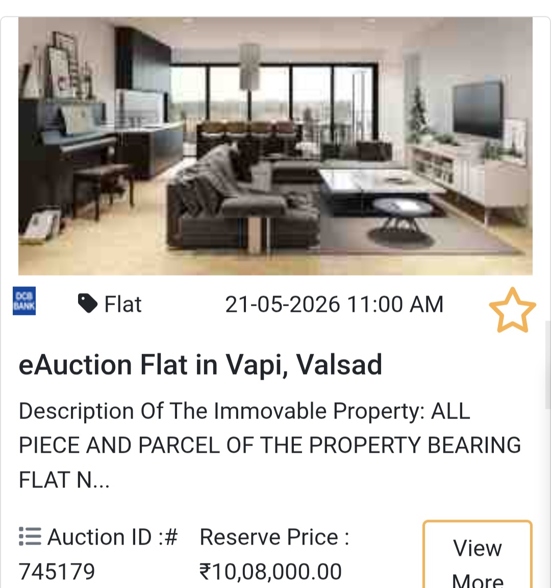 🏦 Bank Auction Property in vapi