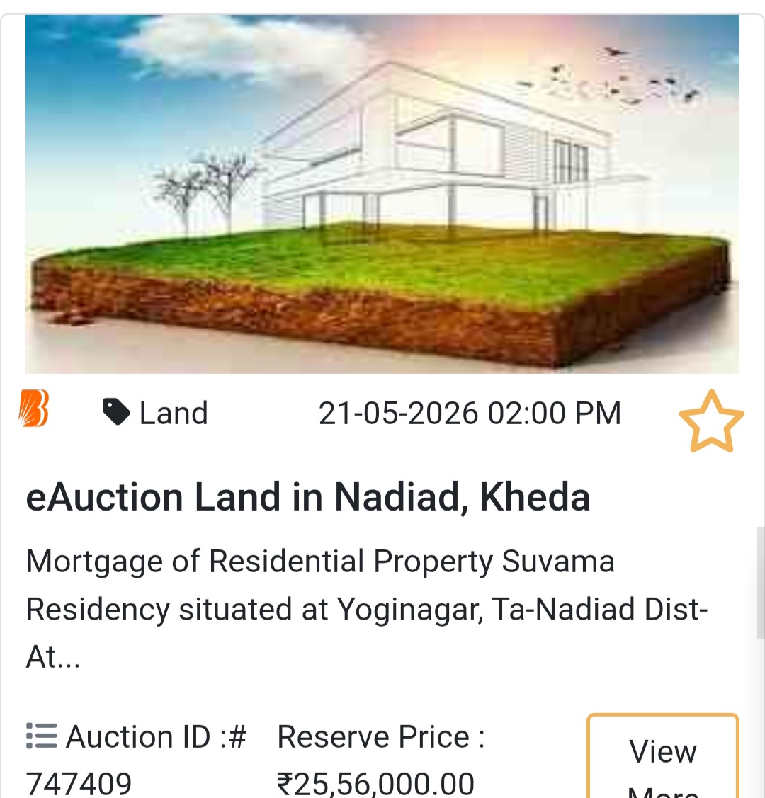 🏦 Bank Auction Property kheda