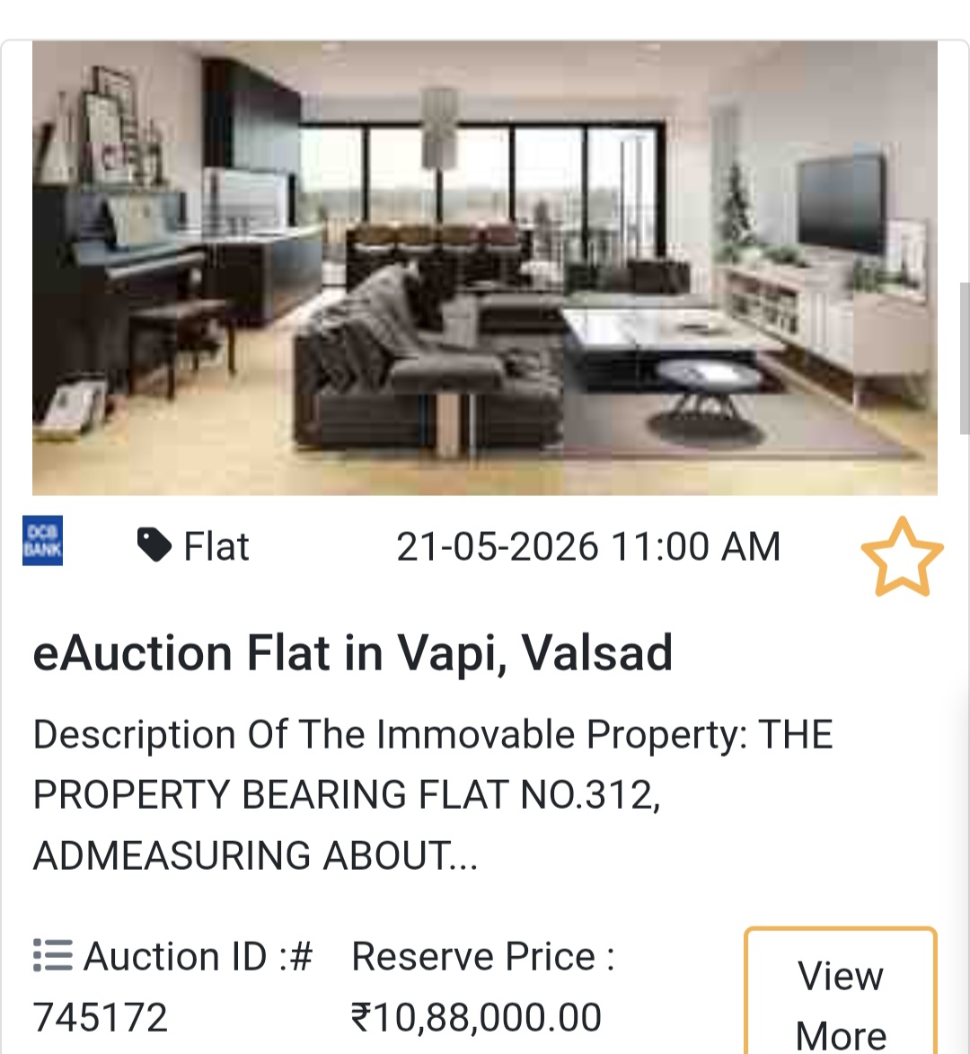 🏦 Bank Auction Propertyin vapi