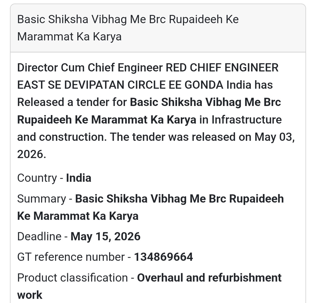 Basic Shiksha Vibhag – Rupaideeh (UP)