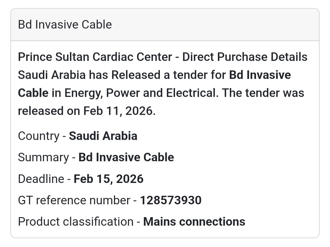 ⚡ BD Invasive Cable