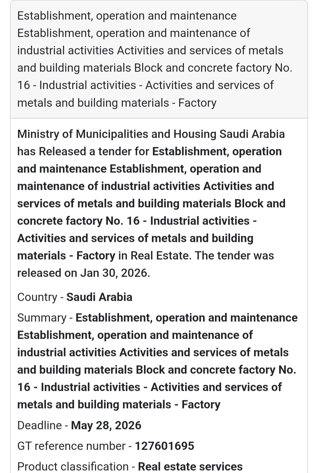 🧱 Block & Concrete Factory No. 16