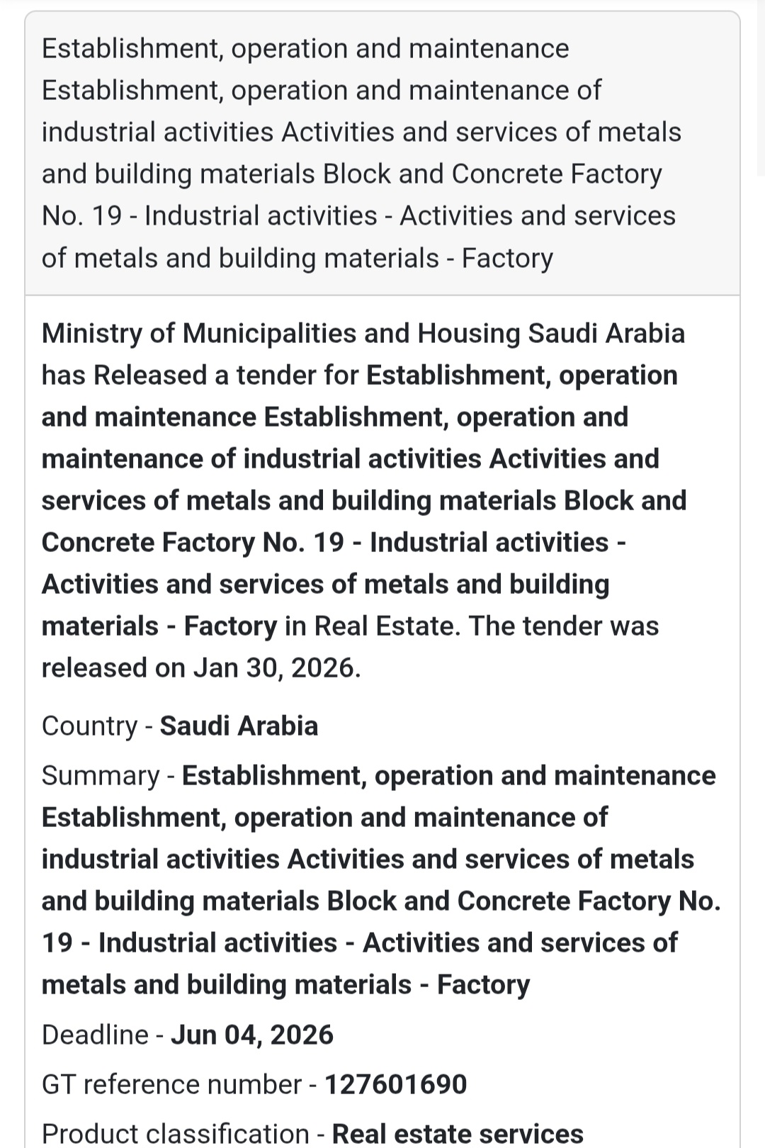 🧱 Block & Concrete Factory No. 19