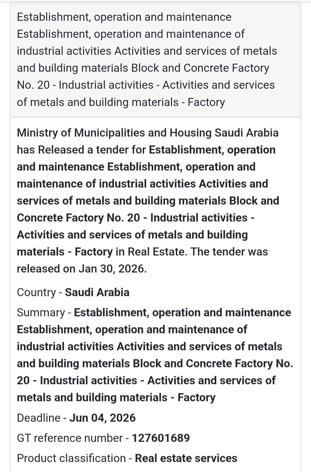 🧱 Block & Concrete Factory No. 20