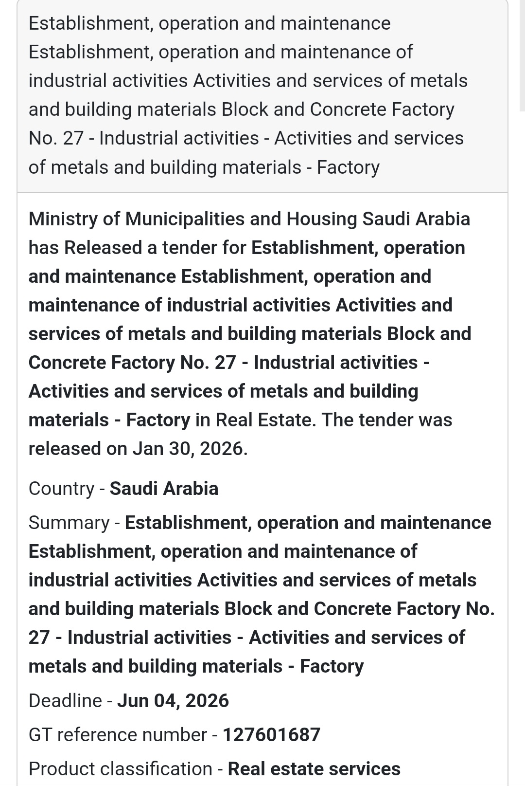 🧱 Block & Concrete Factory No. 27