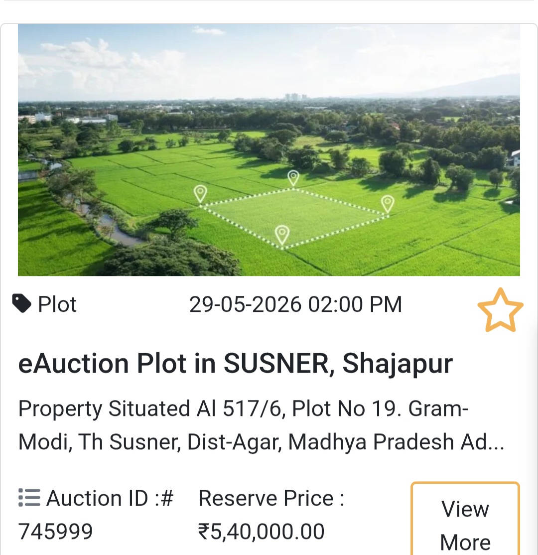 🌄 Budget Plot in Susner, Shajapur