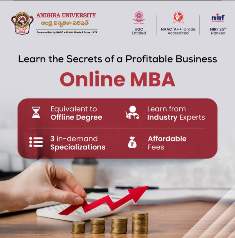 🎓 Build a Profitable Career with an Online MBA from Andhra University!