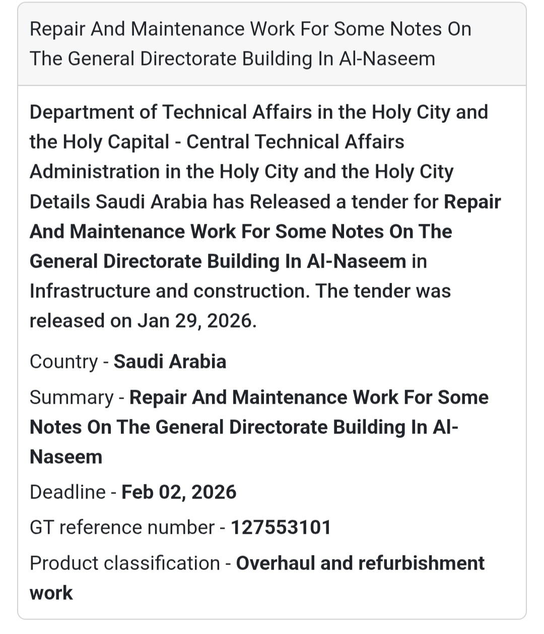 🏗️ Building Repair & Refurbishment