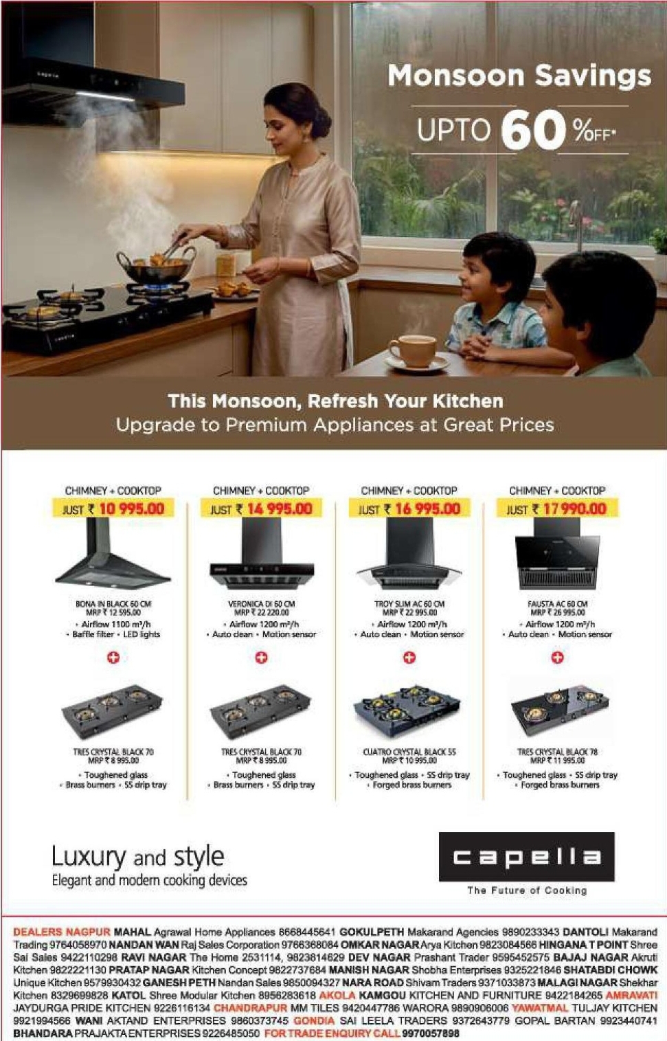 🍳 Capella Kitchen Appliances – Monsoon Savings