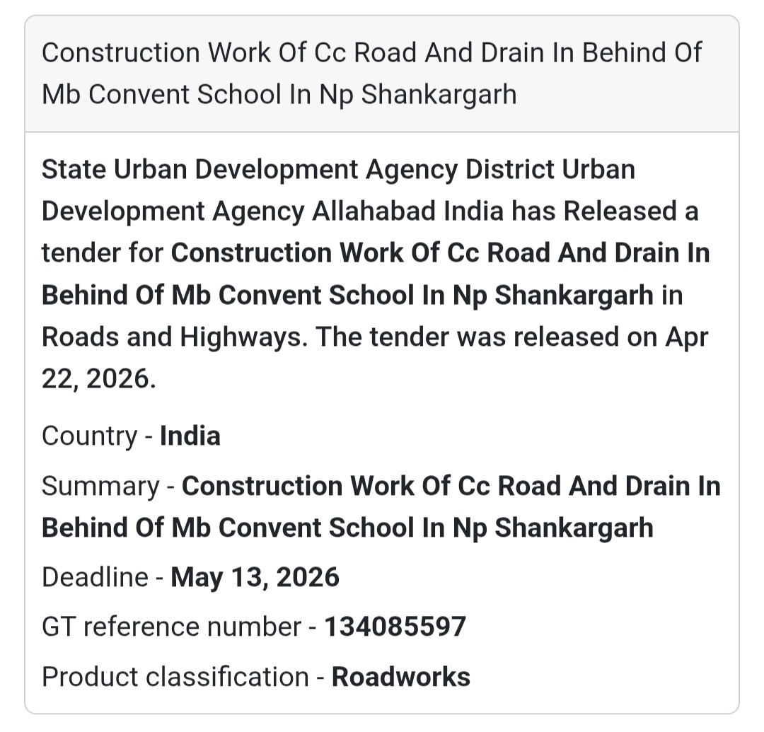 🏗️ CC Road & Drain – Shankargarh