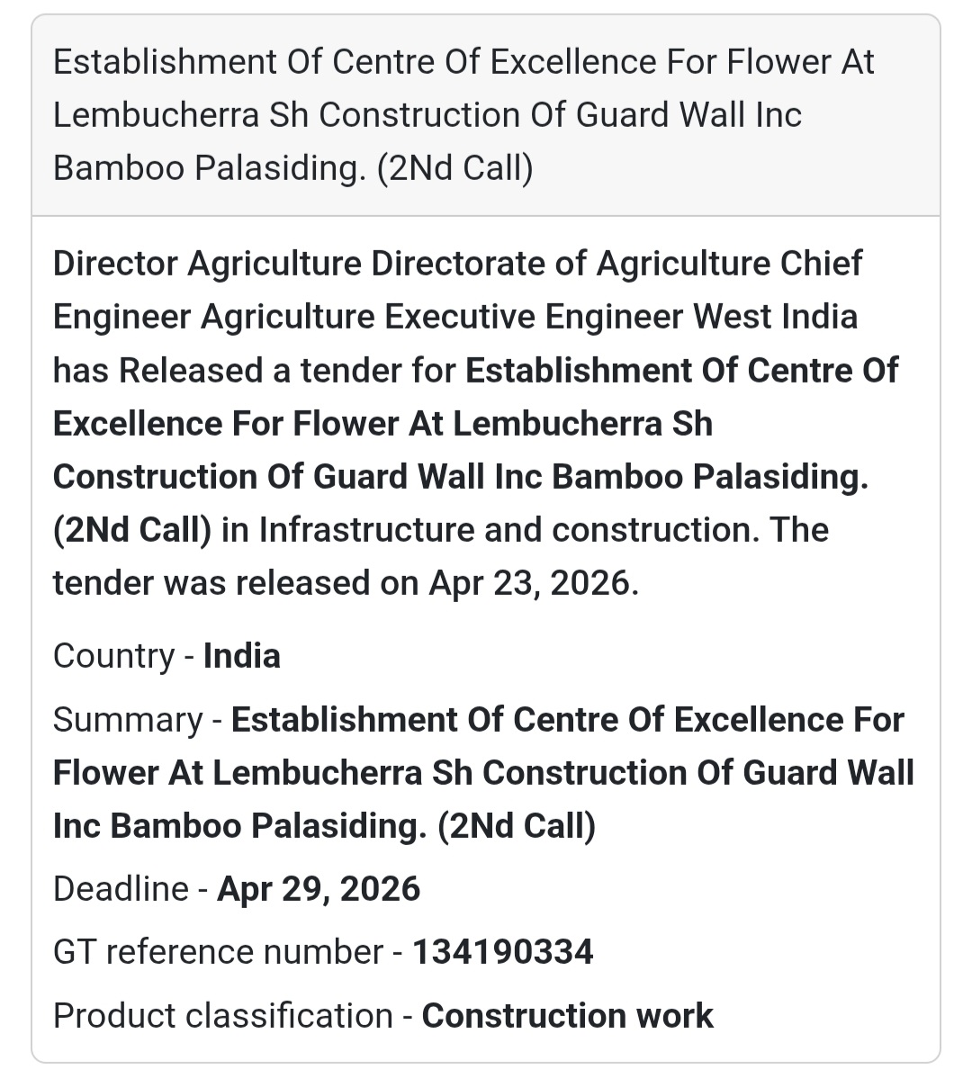 🌸 Centre of Excellence for Flower – Construction