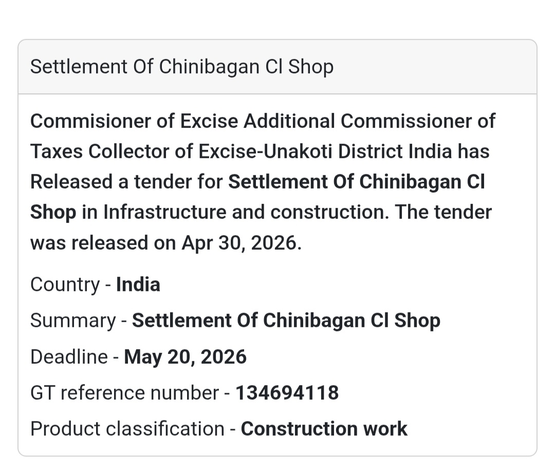 🏪 Chinibagan CI Shop Settlement