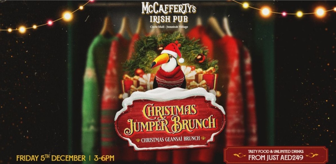 🎄🎉 Christmas Jumper Brunch at McCafferty’s JVC!