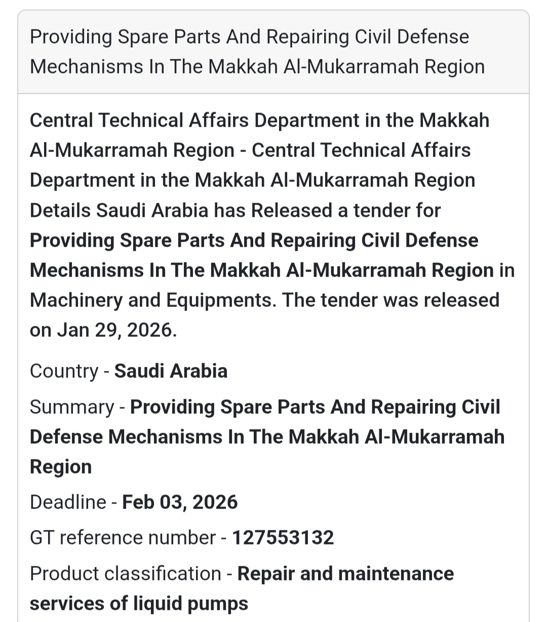 🚒 Civil Defense Maintenance