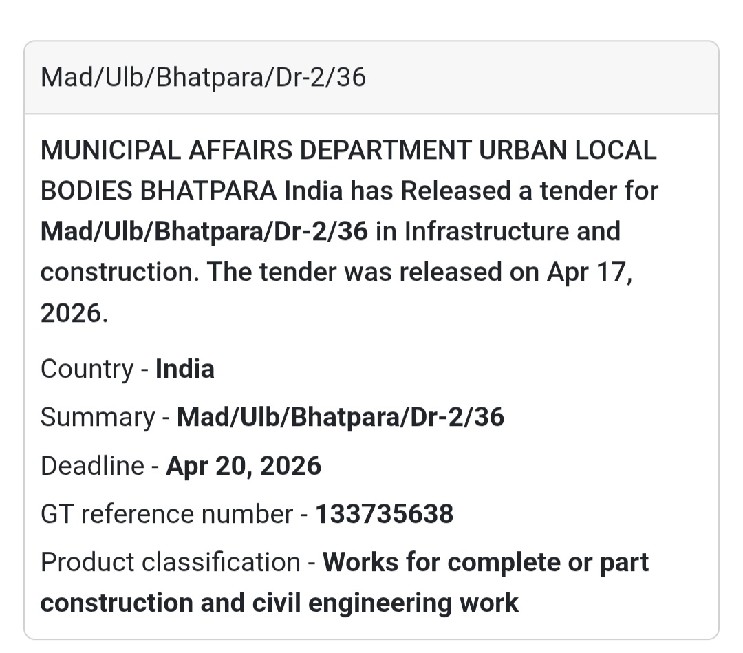 🏗️ Civil Work – Bhatpara (WB)
