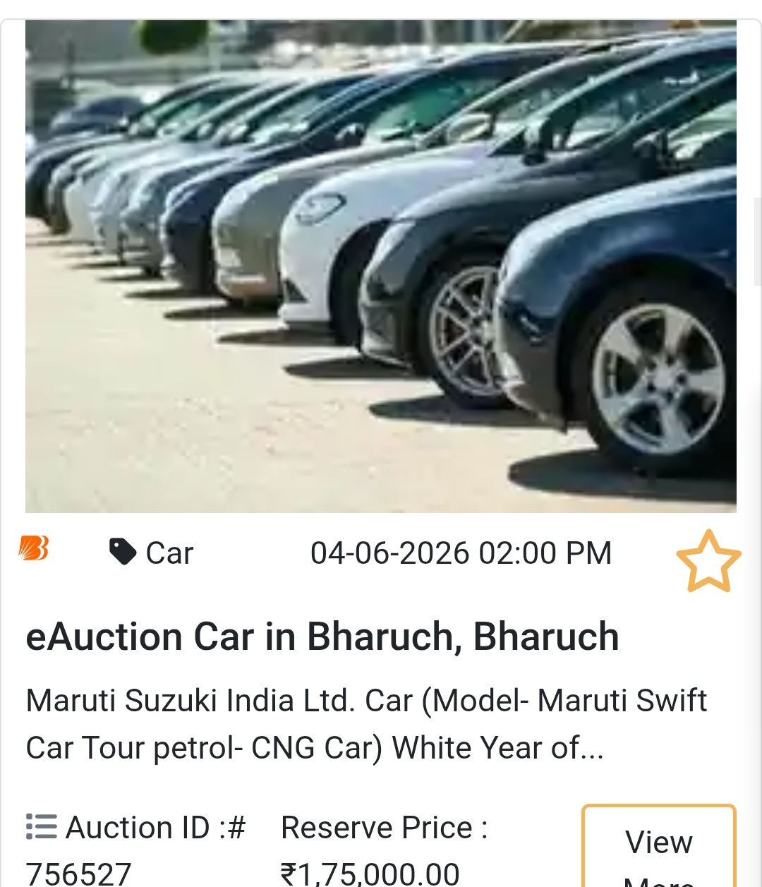 🚗 CNG Car Deal – Swift Tour (Bharuch)