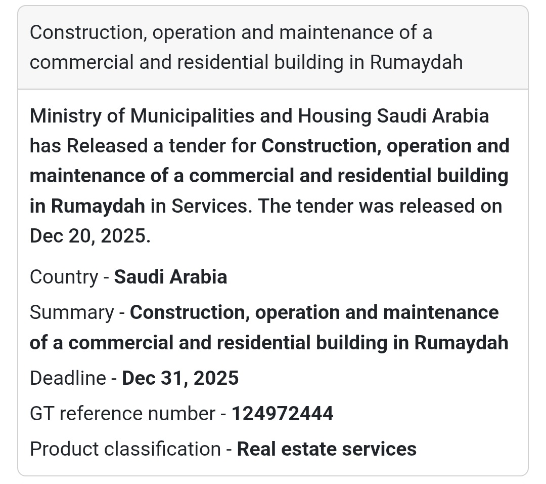 🔔 Commercial & Residential Building | Saudi Arabia 🇸🇦