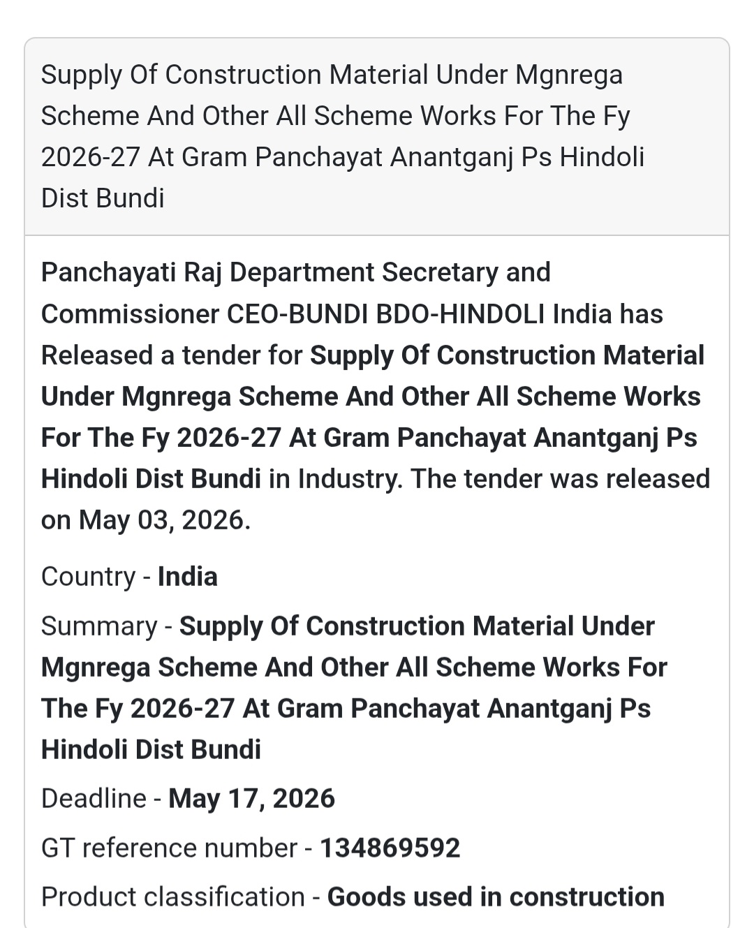 Construction Material Supply – Anantganj