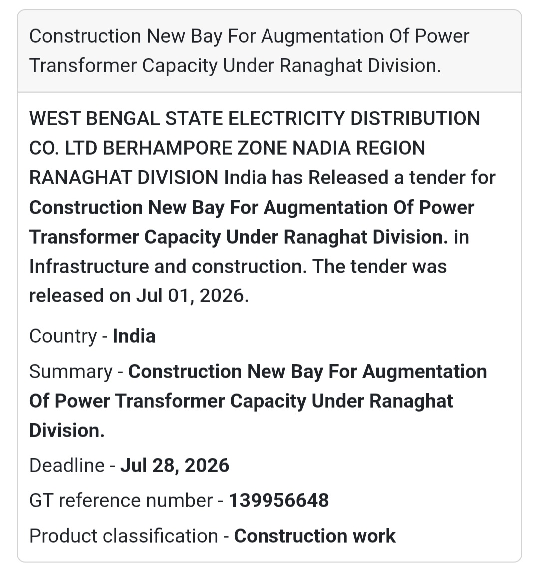 ⚡ Construction of New Bay for Power Transformer | Nadia, West Bengal