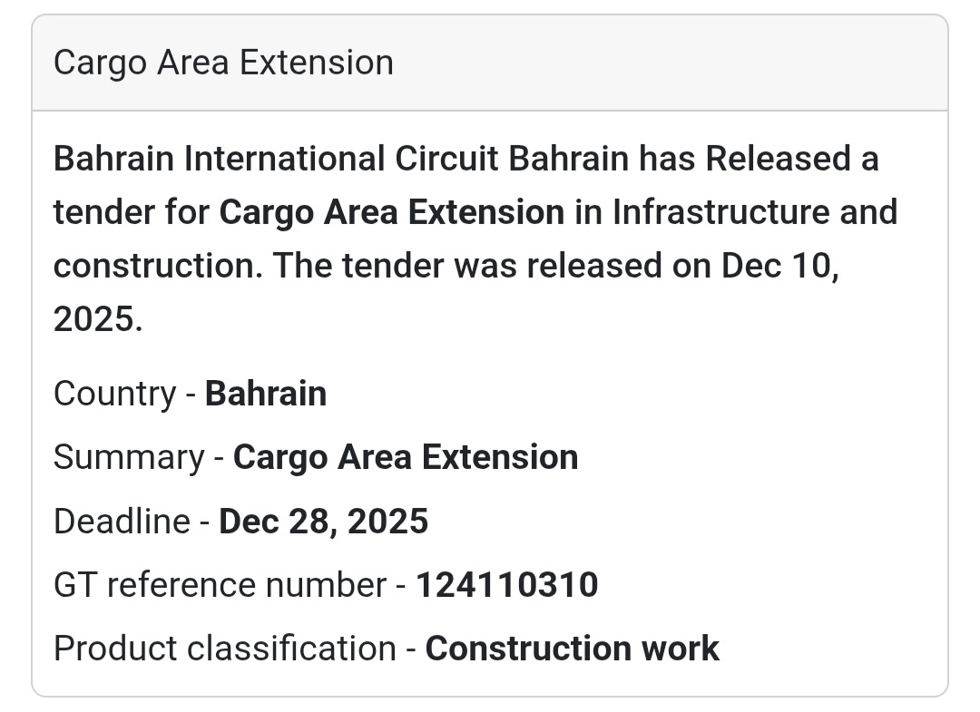 🚨 Construction Project – Bahrain 🇧🇭🏗️