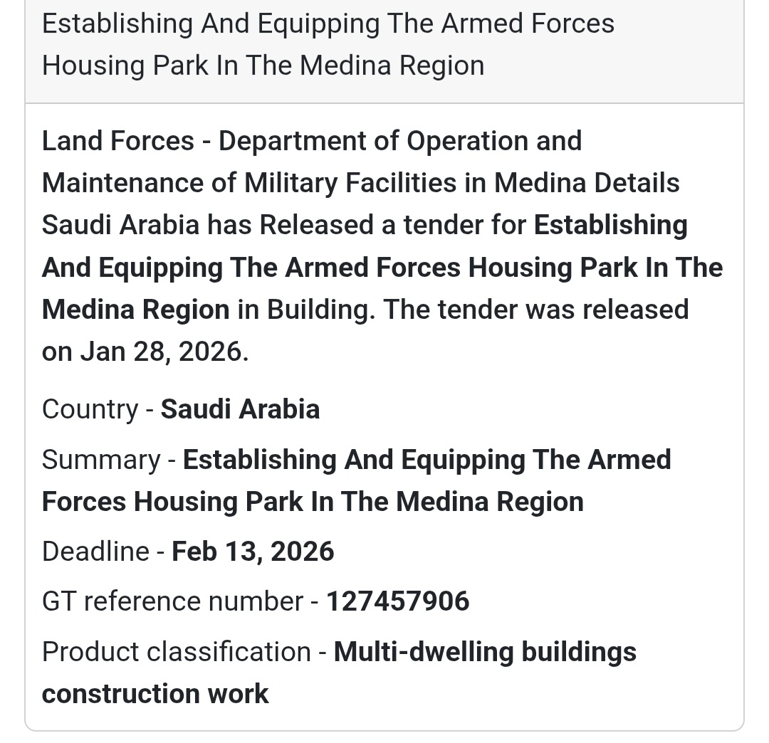 🏘️ Construction Project | Medina