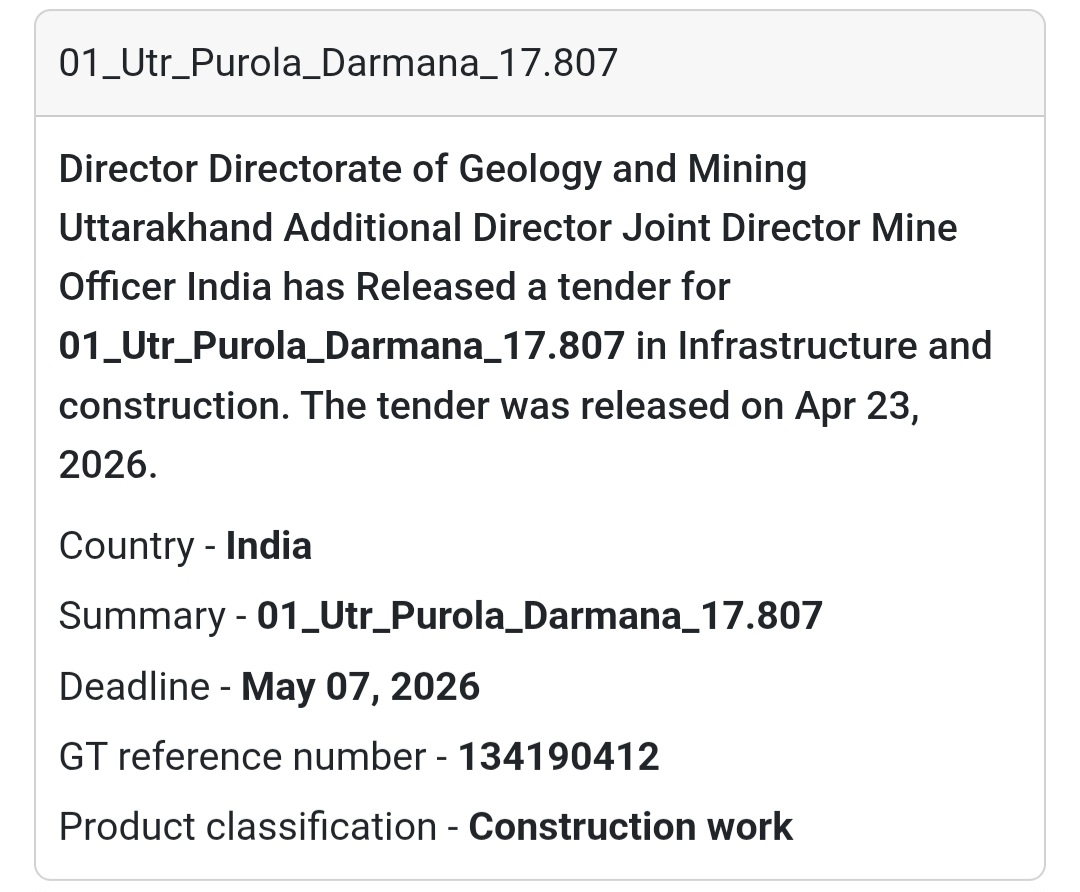 🏗️ Construction Work – Purola (Darmana)