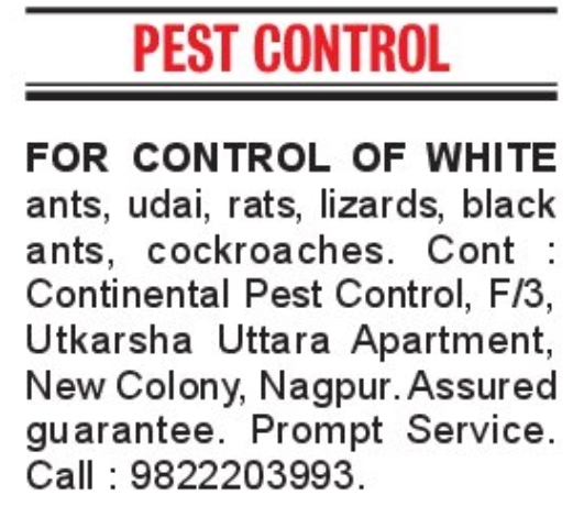 🏠 Continental Pest Control – Guaranteed Service