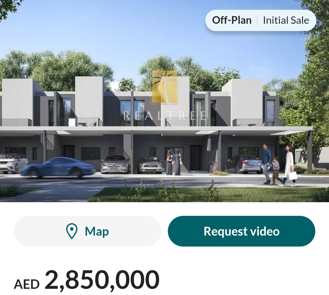 🌿 Corner 3BR TH | Masaar 3 – Sharjah