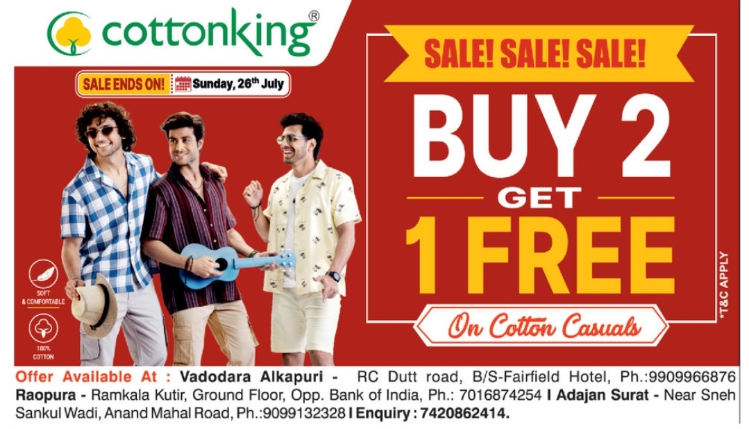 🛍️ Cottonking – Buy 2 Get 1 Free Offer
