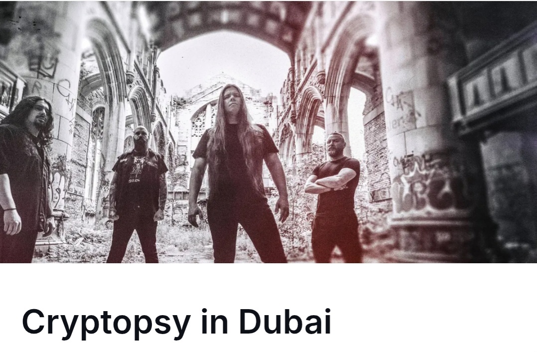 🔥🎸 Cryptopsy Live in Dubai – A Night of Pure, Brutal Metal! 🎸🔥
