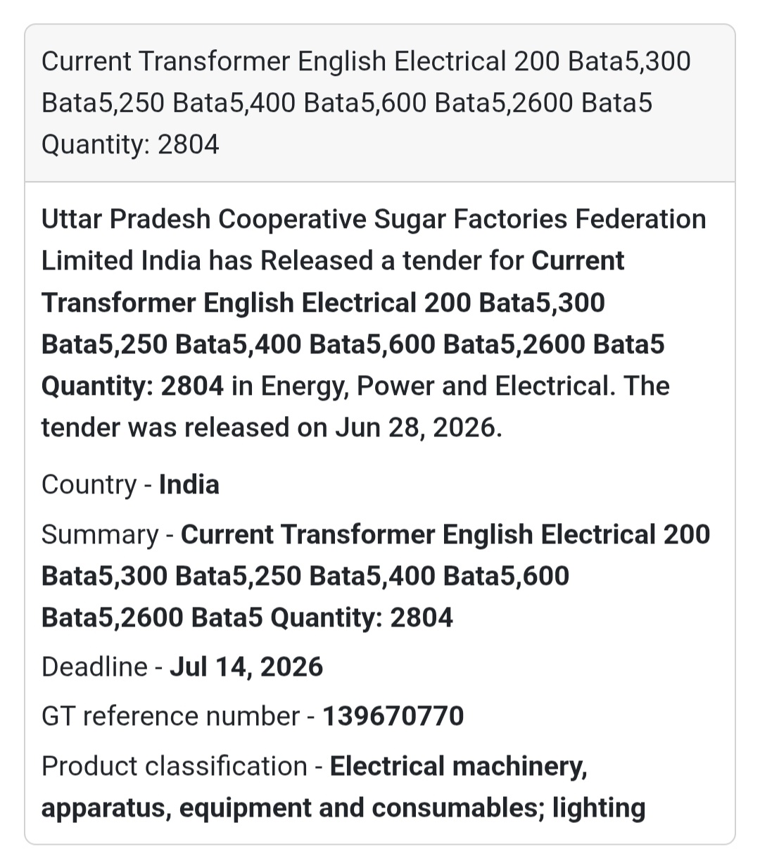 ⚡ Current Transformer (Electrical) | India 🇮🇳