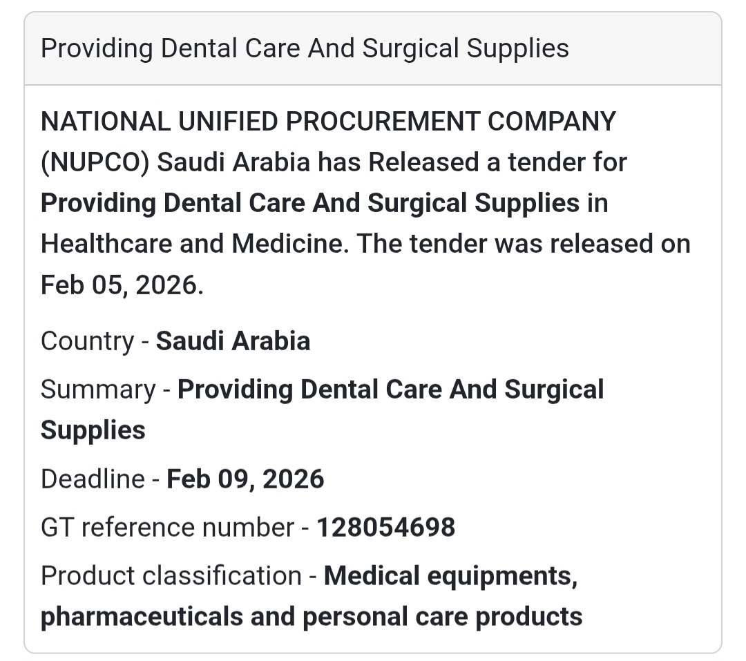 🦷 Dental & Surgical Supplies