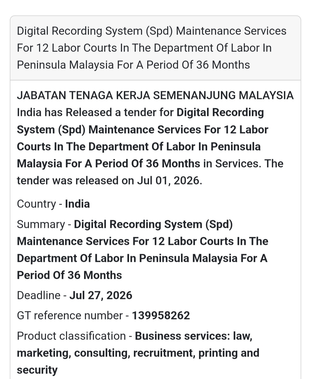 🎙️ Digital Recording System Maintenance | Peninsular Malaysia