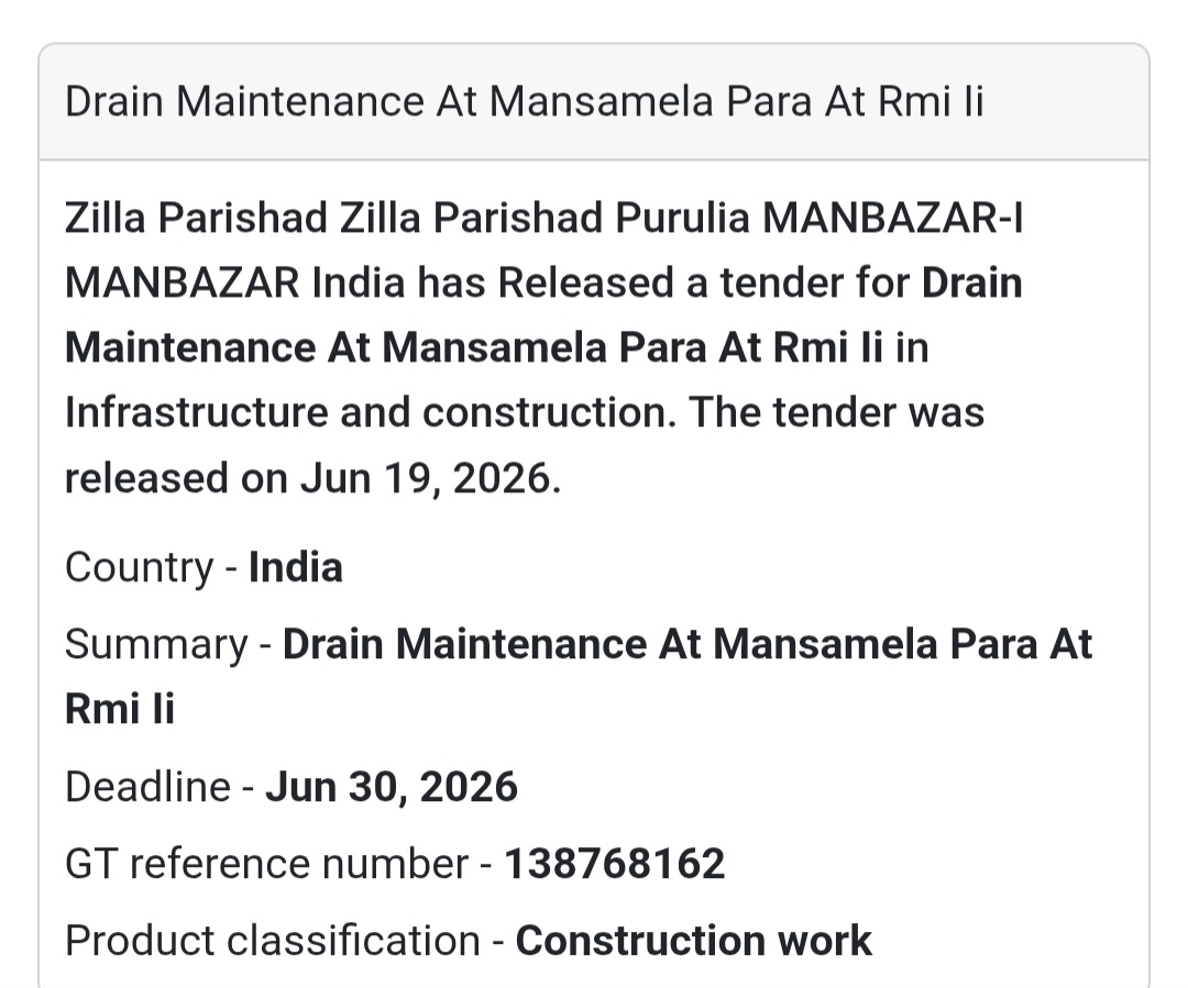🌧️ Drain Maintenance at Mansamela Para, RMI-II