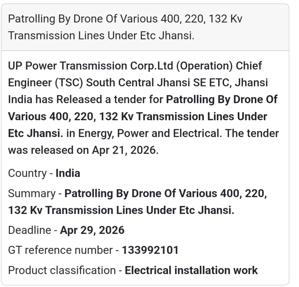 🚁 Drone Patrolling Work – Jhansi