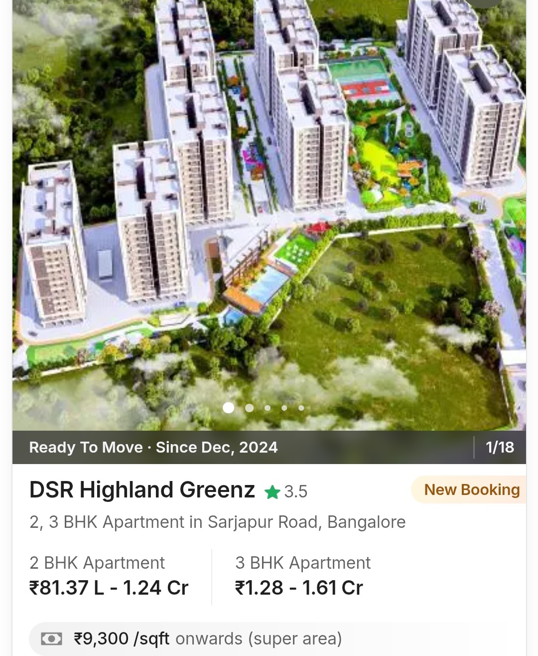 🌿 DSR Highland Greenz – Ready-to-Move Luxury on Sarjapur Road!